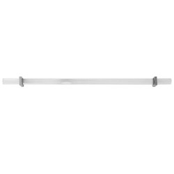 Worlds Away Acrylic Pole Handle - Nickel Adjustable Brackets