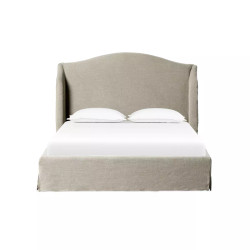 Four Hands Meryl Slipcover Bed - Queen - Broadway Stone