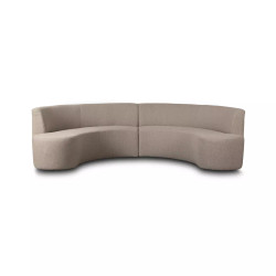 Four Hands Sanda Dining Banquette - Kerbey Camel - Dining Banquete