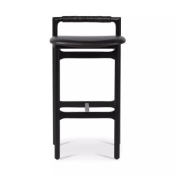 Four Hands Baden Bar Stool - Sonoma Black