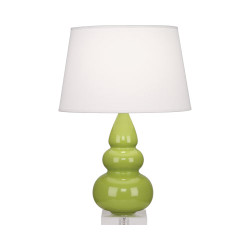 Small Triple Gourd Table Lamp - Apple