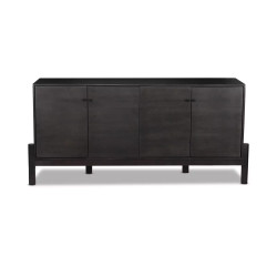 Four Hands Reza Sideboard - Worn Black Parawood