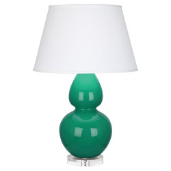 Double Gourd Table Lamp - Eggplant