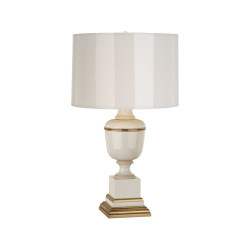 Mary McDonald Annika Accent Table Lamp - Natural Brass - Ivory Lacquer
