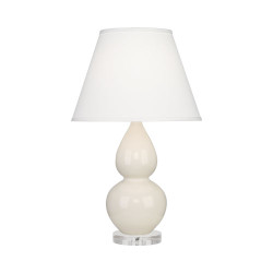 Small Double Gourd Table Lamp - Bone