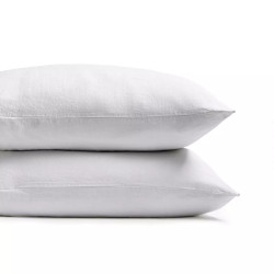 Four Hands Sable Pillowcase, Set Of 2 - Sabel White - Queen