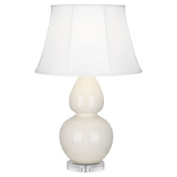 Double Gourd Table Lamp - Bone