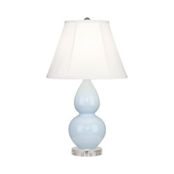 Small Double Gourd Table Lamp - Baby Blue