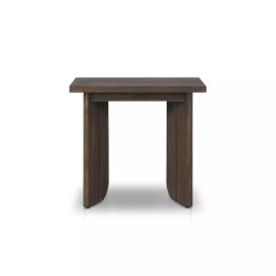 Four Hands Joette Outdoor End Table - Stained Saddle Brown