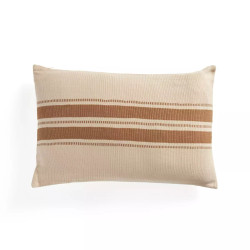 Four Hands Handwoven Merido Pillow - Beige - 16"X24" - Cover Only