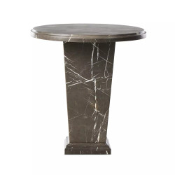 Four Hands Eslo End Table - Grey Italian Marble