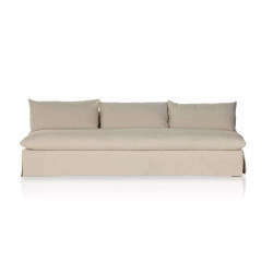 Four Hands BYO: Grant Slipcover Sectional - Armless Sofa - 94" - Antwerp Natural