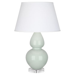 Double Gourd Table Lamp - Celadon