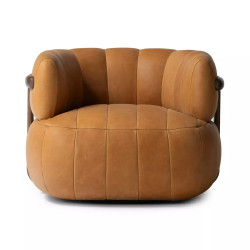 Four Hands Doss Swivel Chair - Palermo Cognac