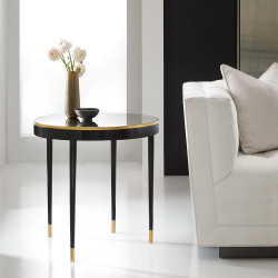 Modern History Lyon End Table - Ebony