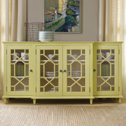 Modern History Portland Sideboard With Glass Doors