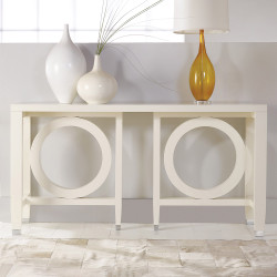 Modern History Transitions Circle Console Table