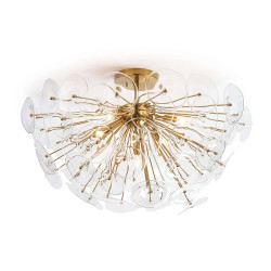 Regina Andrew Poppy Glass Semi Flush Mount - Clear