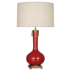 Athena Table Lamp - Ruby Red