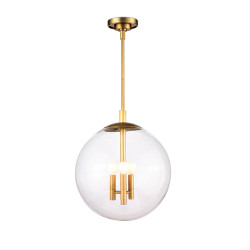 Regina Andrew Cafe Pendant Small - Natural Brass