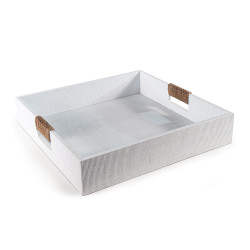 Regina Andrew Logia Square Tray Large - White