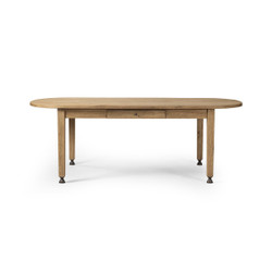 Amber Lewis x Four Hands Megan Dining Table - Worn Oak