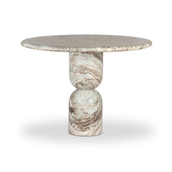 Amber Lewis x Four Hands Figueroa Dining Table 42" - Sawar Marble