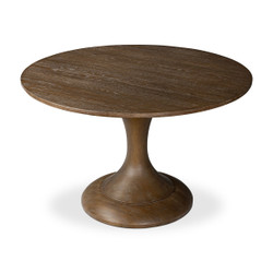 Amber Lewis x Four Hands Eastman Dining Table - Sienna Oak Veneer - 48"