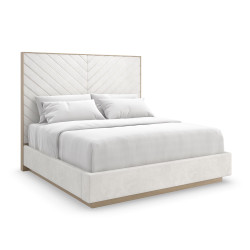 Caracole Meet U In The Middle King Bed - Sun Drenched Oak Caracole Meet U In The Middle King Bed - Sun Drenched Oak