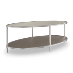 Caracole Shimmer Oval Cocktail Table