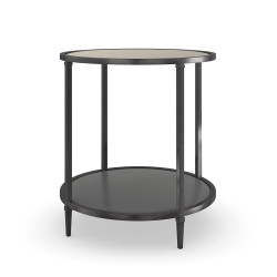 Caracole Smoulder Round End Table