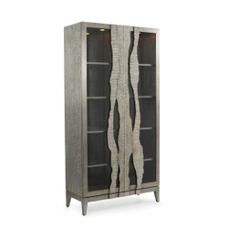 John Richard River'S Edge Silver Display Cabinet