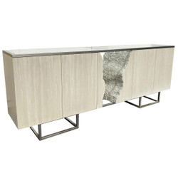 John Richard Terra Four-Door Credenza - White