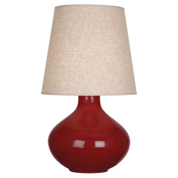 June Table Lamp - Oxblood