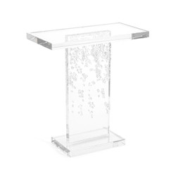 John Richard Crystal Glass Drops Accent Table