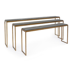 John Richard Greystoke Nesting Console Tables - Set Of Three