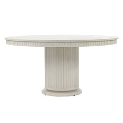 John Richard Dorian Dining Table - White