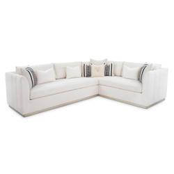 John Richard Paris L-Sectional Sofa - Left-Facing - Nomad Snow