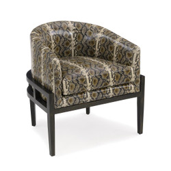 John Richard St. Lucie Occasional Chair - Faux Leather