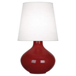 June Table Lamp - Oxblood