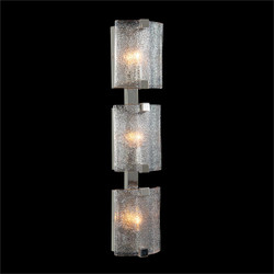 John Richard Claritas Three-Light Wall Sconce - Nickel