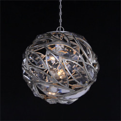 John Richard Petaline Sphere Six-Light Chandelier