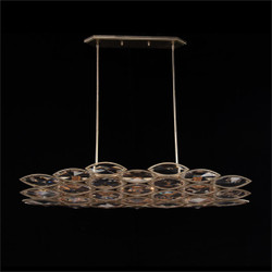 John Richard Petaline Six-Light Horizontal Chandelier