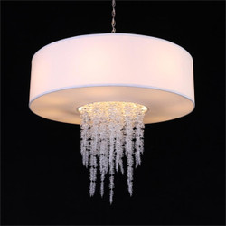 John Richard Cascading Crystal Eleven-Light Chandelier