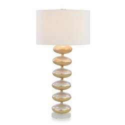 John Richard Pearlized Glass Orb Table Lamp John Richard Pearlized Glass Orb Table Lamp