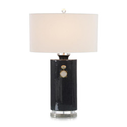 John Richard Black With Stones Table Lamp