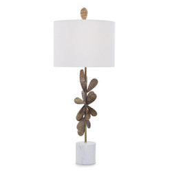 John Richard Petal Table Lamp - Brass