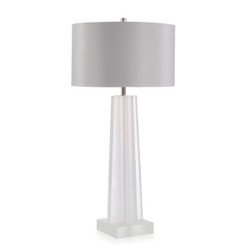 John Richard Frosted Crystal Table Lamp