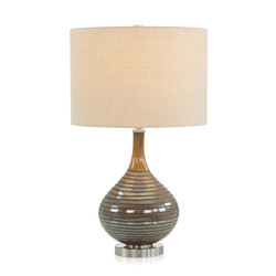 John Richard Chestnut Brown Table Lamp