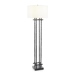 John Richard Black Poteau Floor Lamp